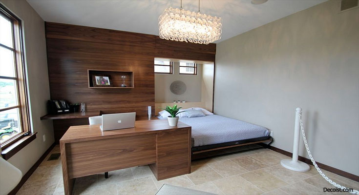 Contemporary Property Solutions for an Office-Guest Bedroom Combo!