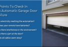 5 Points To Check In An Automatic Garage Door Failure