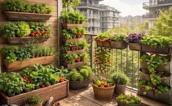 Best Vertical Vegetable Garden Ideas for Small Apartment Balconies