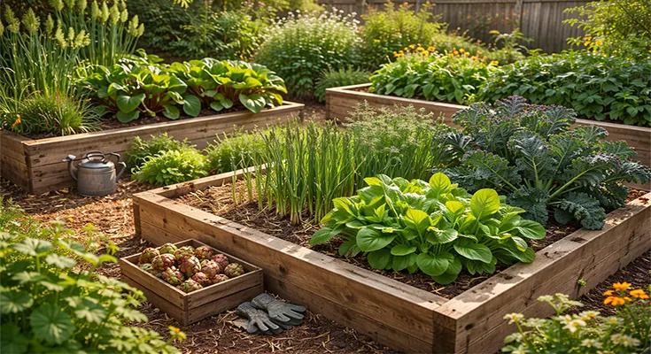 Low-Maintenance Perennial Vegetables for Zone 7 Raised Beds